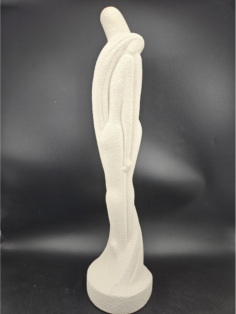 Btg Royal Haeger "Lovers" Abstract Art Figurine Statue White Textured USA Made